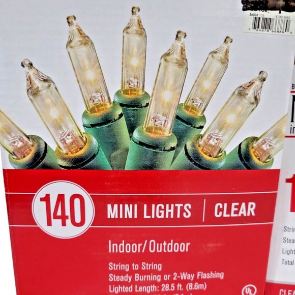 Basic Series Mini Lights for outdoor/indoor 140 count Lot of 3 - Picture 4 of 5